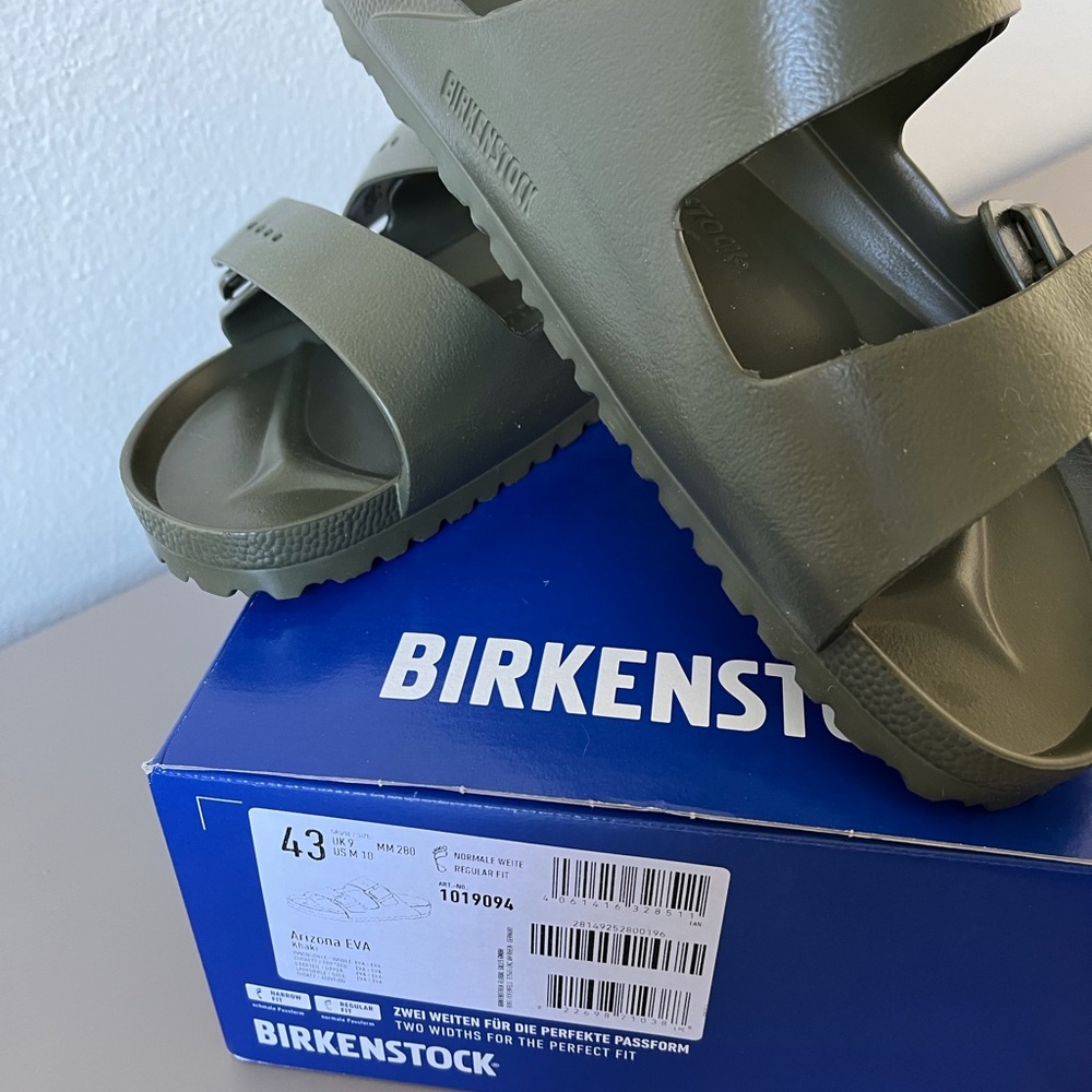 Birkenstock Arizona Eva Mens size 10 Regular Fit